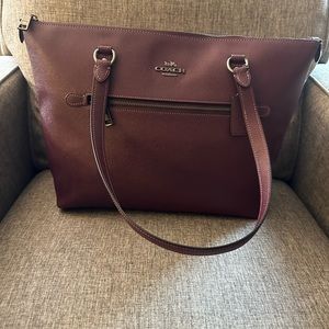 Purple / Boysenberry Coach Gallery Tote
